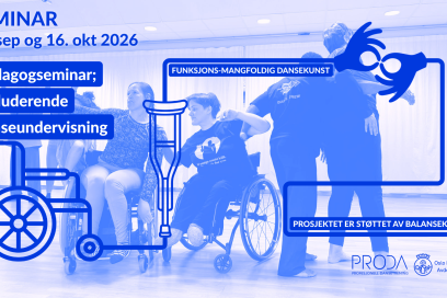 PEDAGOGSEMINAR; INKLUDERENDE DANSEUNDERVISNING